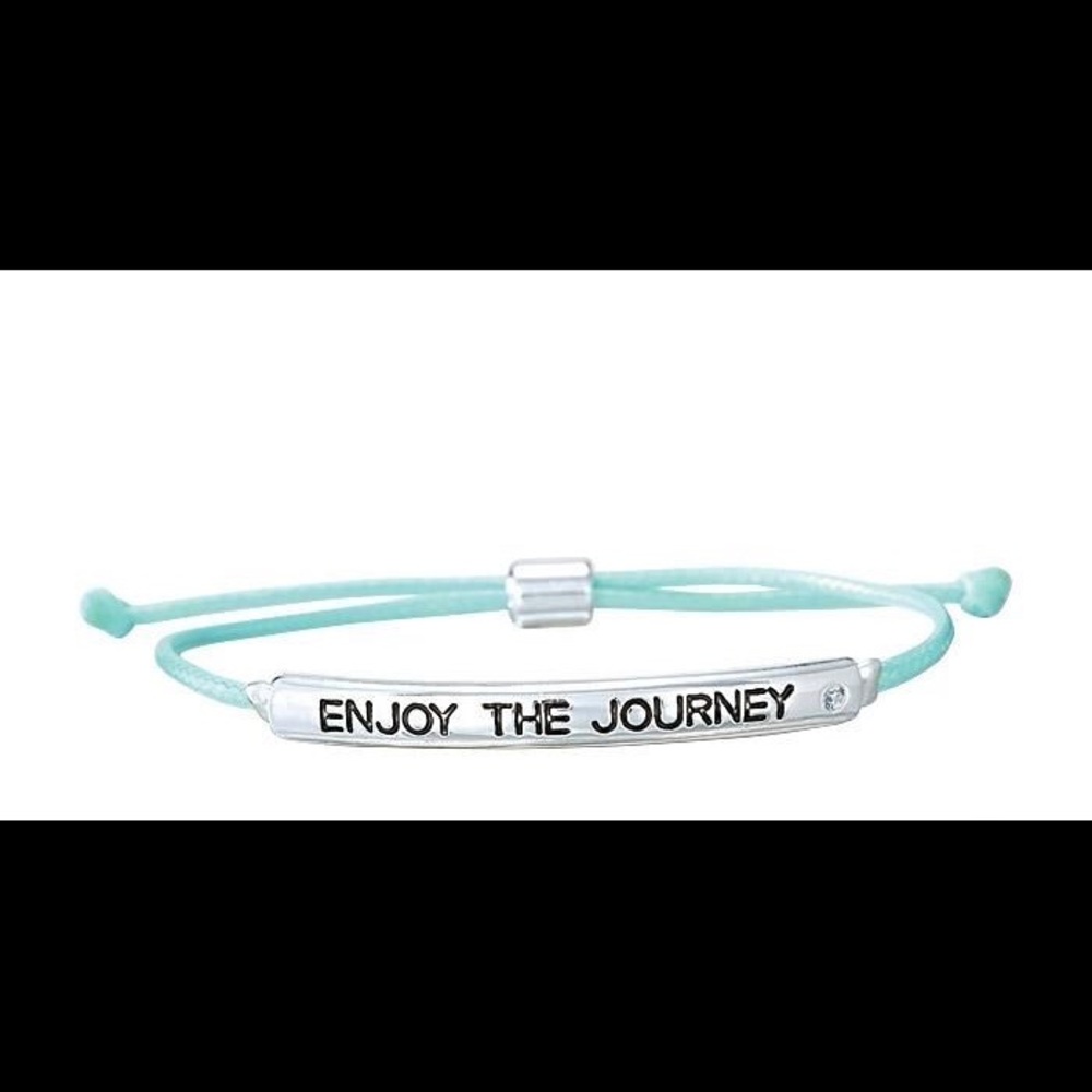 “Enjoy the Journey” Blue Motto Bracelet from Avon